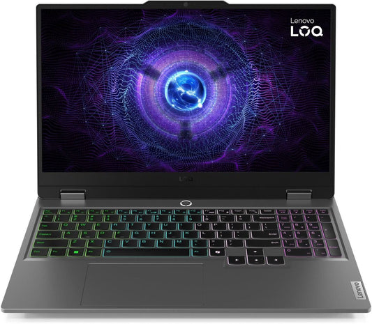 Lenovo LOQ 15IRX9. Intel Core i5 13th Gen 13450HX - (16 GB/512 GB SSD/Windows 11 Home/6 GB Graphics/NVIDIA GeForce RTX 4050) 83DV01AAIN Gaming Laptop (15.6 Inch, Luna Grey, 2.38 Kg, With MS Office)