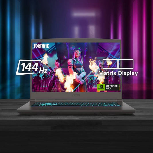 MSI Thin 15 Intel Core i5 13th Gen 13420H - (16 GB/512 GB SSD/Windows 11 Home/6 GB Graphics/NVIDIA GeForce RTX 3050/144 Hz) THIN 15 B13UDX-129IN Gaming Laptop  (15.6 Inch, Cosmos Gray, 1.86 Kg)