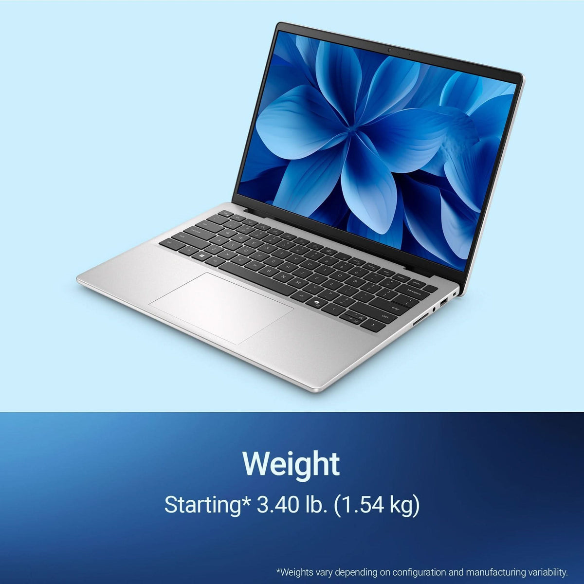 DELL 14 AI PC D14260, Intel Core Ultra 5 225U, 16GB DDR5 RAM, 512GB SSD, 14 inch FHD+, Windows 11 Home, MS Office 2024, Thin and Light Laptop, Silver, 1 Year Warranty