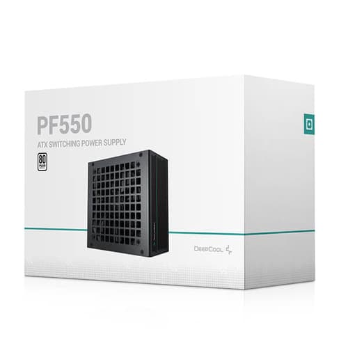 DEEPCOOL 550W PF550D 80 PLUS STANDARD NON MODULAR SMPS