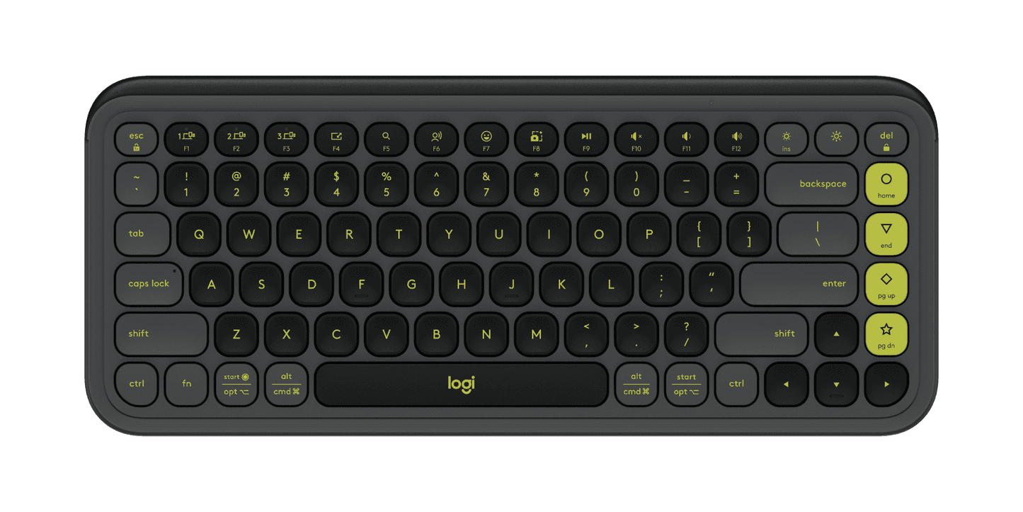 LOGITECH POP ICON KEYS WIRELESS BLUETOOTH KEYBOARD GRAPHITE