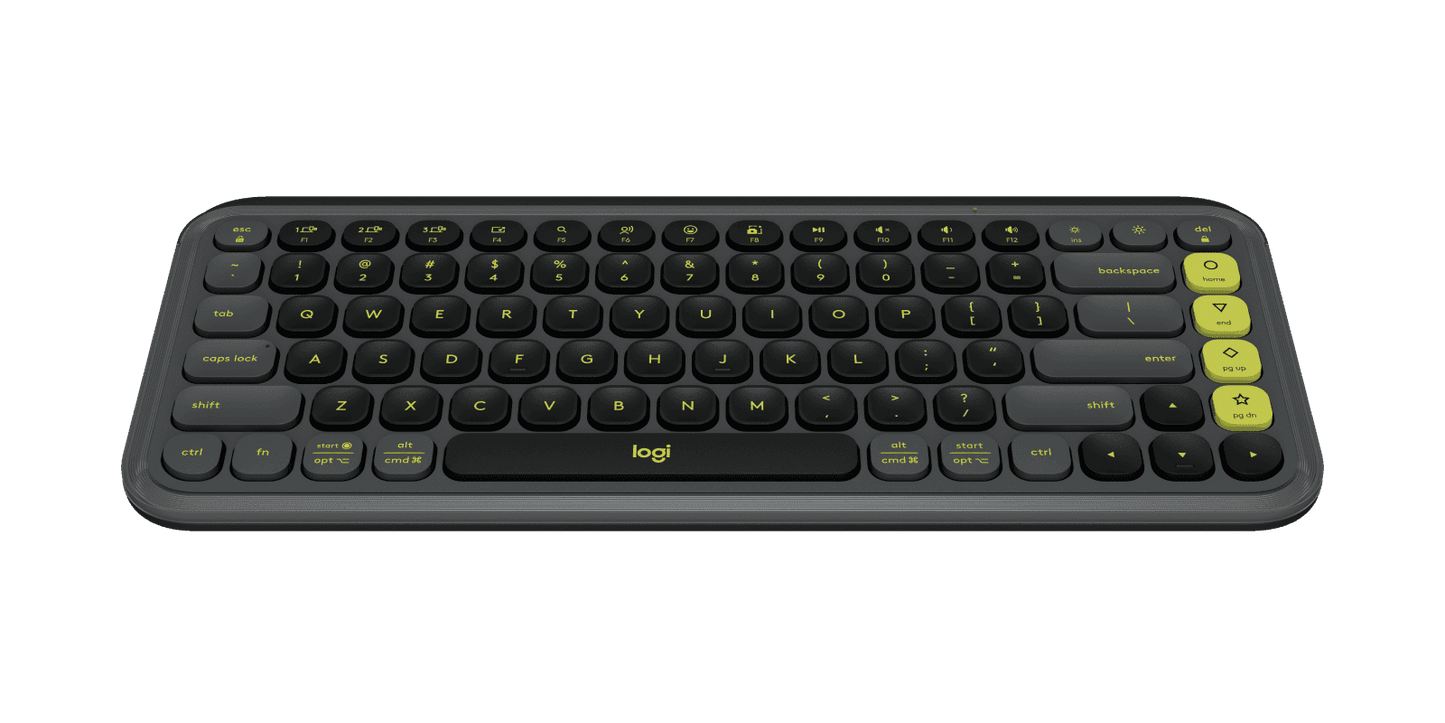 LOGITECH POP ICON KEYS WIRELESS BLUETOOTH KEYBOARD GRAPHITE