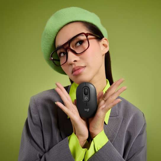 Logitech POP Mouse Wireless Mouse with Customizable Emoji