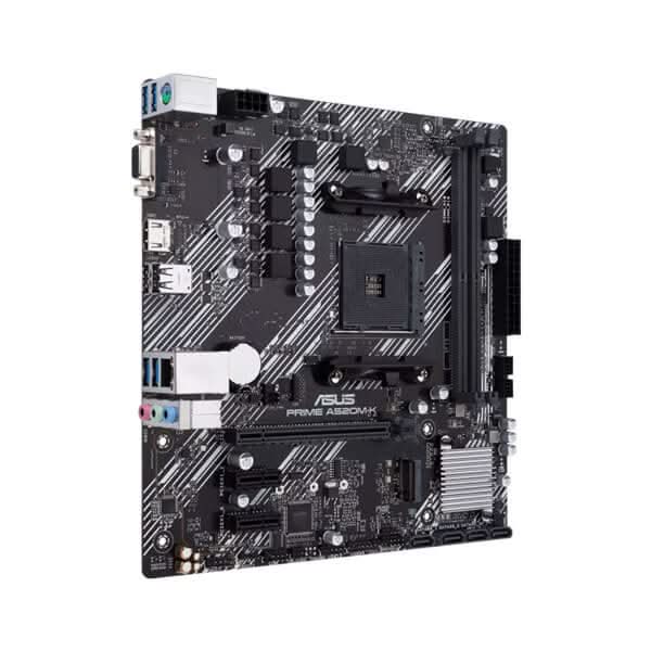 ASUS Prime A520M-K/CSM AMD A520 Micro-ATX, AM4 Socket, DDR4 Motherboard