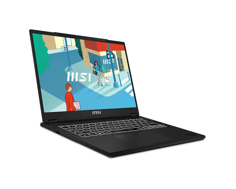 MSI Modern 14 H D13MG-409IN, Intel i5-13420H, 8GBx2, 512GB SSD, IPS-Level FHD+ 14 Inch Black