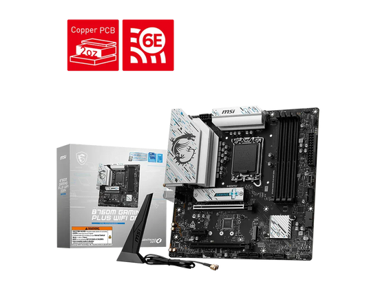MSI B760M GAMING PLUS WIFI DDR4 LGA 1700 Motherboard