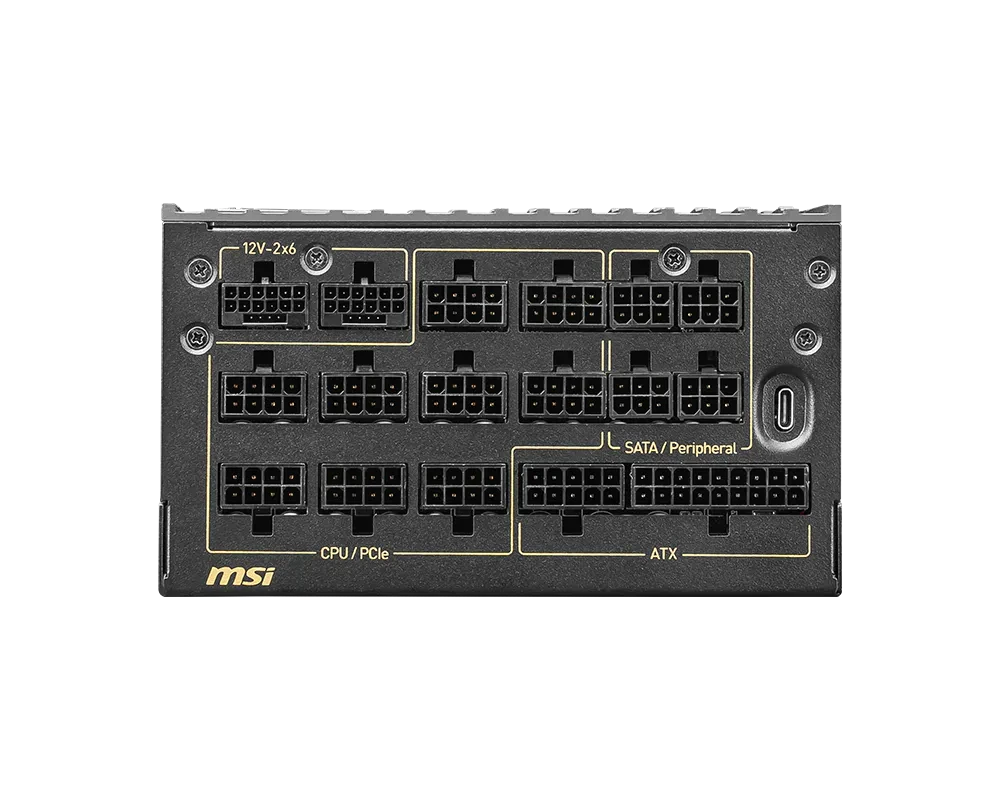 MSI MEG Ai1600T PCIE5 80 PLUS Titanium Power Supply