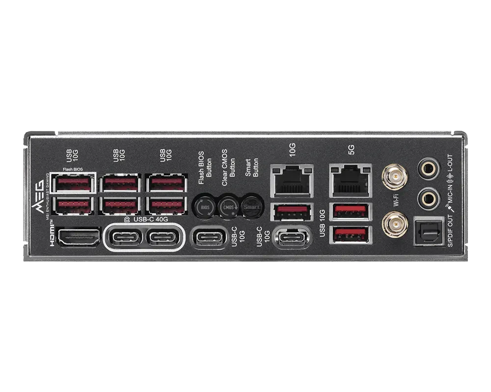 MSI MEG X870E ACE MAX AMD AM5 ATX Motherboard