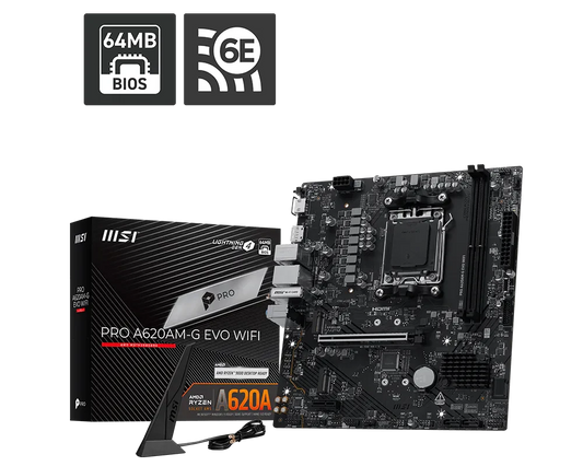 MSI PRO A620AM-G EVO WIFI Motherboard