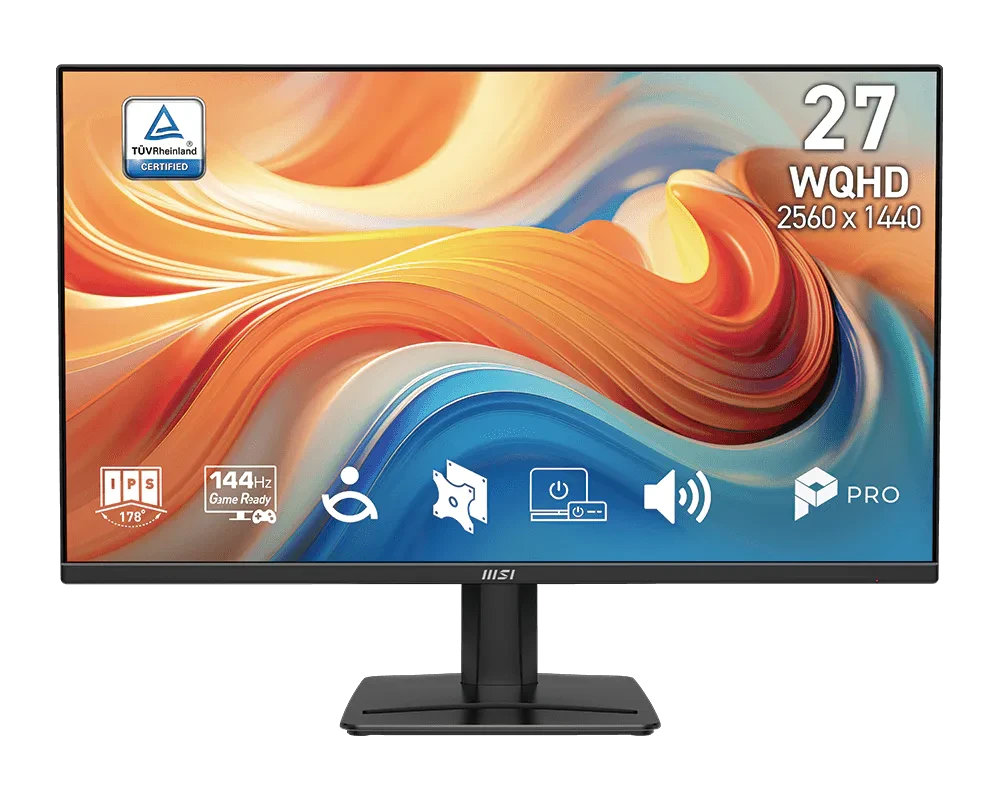 MSI PRO MP275Q E14 27-Inch WQHD IPS 144Hz Monitor