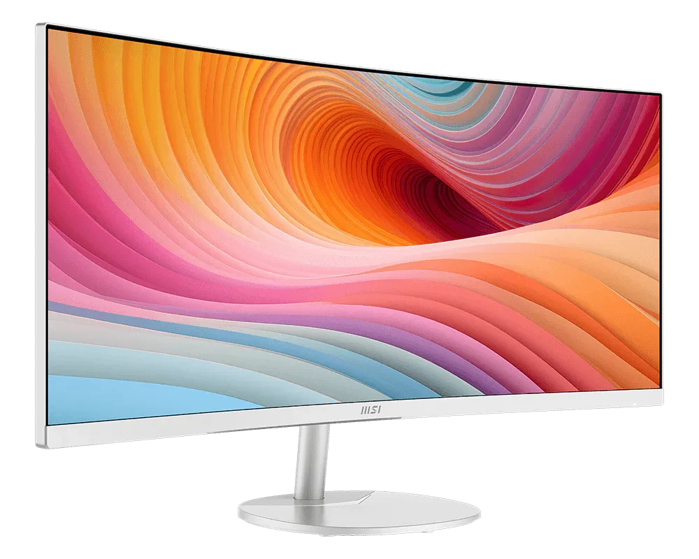 MSI PRO MP341CQW E12 White 34 Inch Business Monitor