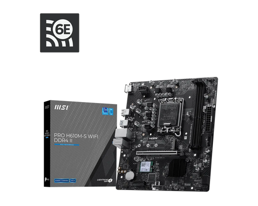 MSI PRO H610M-S WIFI DDR4 II Motherboard