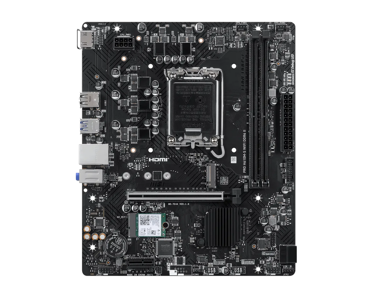 MSI PRO H610M-S WIFI DDR4 II Motherboard