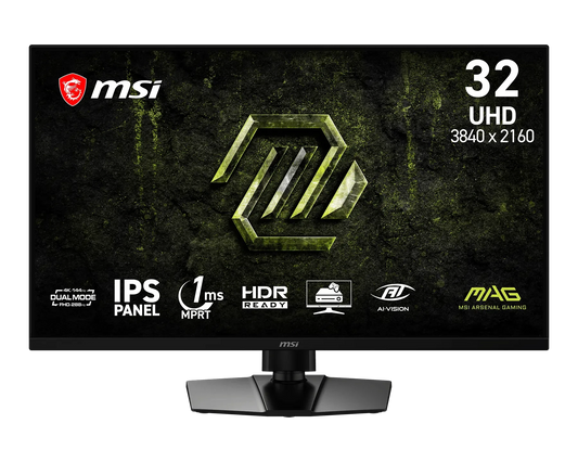MSI MAG 321UPD E14 31.5-Inch 4K UHD IPS Dual Mode Gaming Monitor (144Hz UHD / 288Hz FHD)