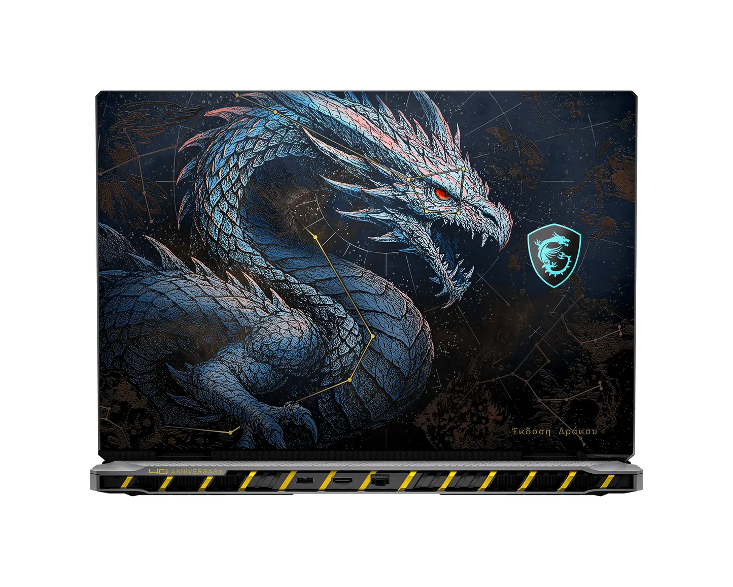MSI TITAN 18 HX DRAGON EDITION AI A2WJ-1224IN [ULTRA9-290HX/96GB RAM/4TB SSD/WIN11 HOME/18.0" MINI LED 4K 240Hz/24GB-RTX5090 GRAPHICS/2 YEAR(S)/BLACK]