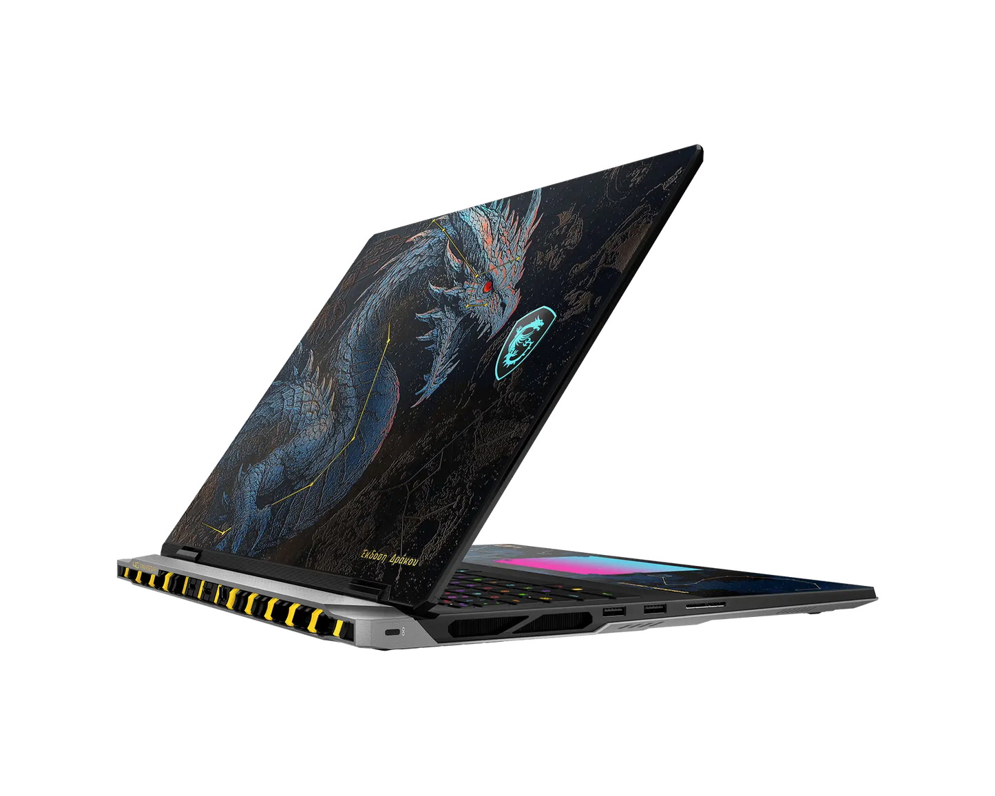 MSI TITAN 18 HX DRAGON EDITION AI A2WJ-1224IN [ULTRA9-290HX/96GB RAM/4TB SSD/WIN11 HOME/18.0" MINI LED 4K 240Hz/24GB-RTX5090 GRAPHICS/2 YEAR(S)/BLACK]