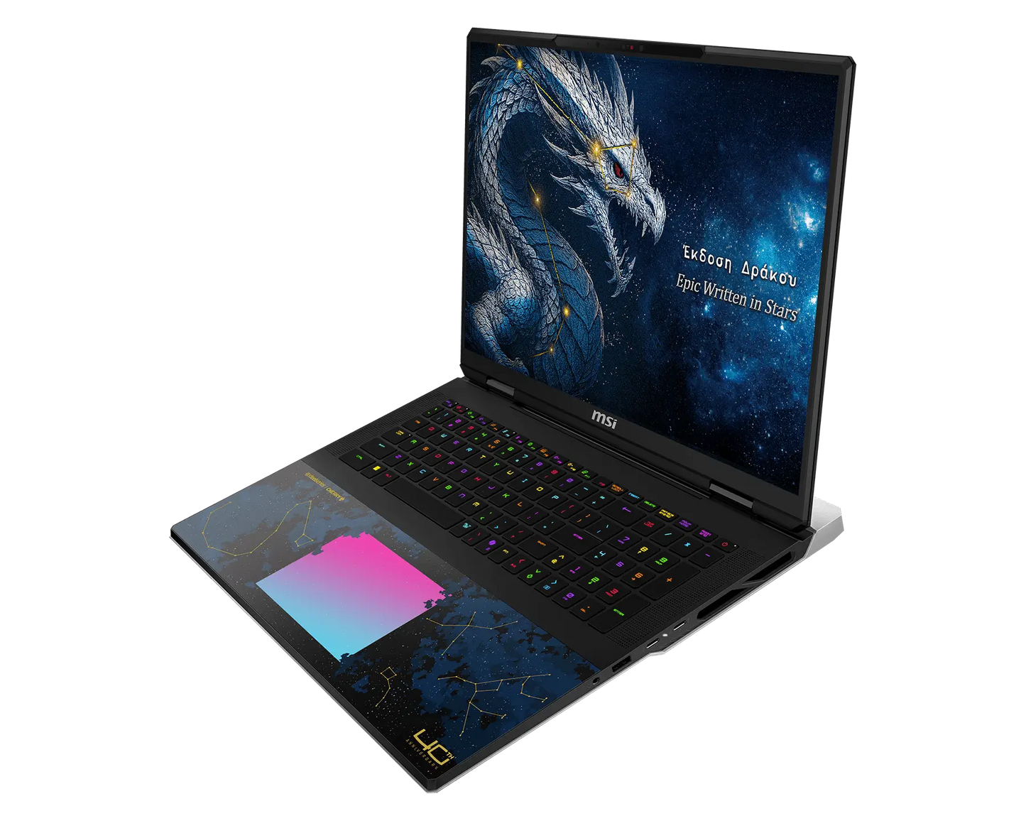 MSI TITAN 18 HX DRAGON EDITION AI A2WJ-1224IN [ULTRA9-290HX/96GB RAM/4TB SSD/WIN11 HOME/18.0" MINI LED 4K 240Hz/24GB-RTX5090 GRAPHICS/2 YEAR(S)/BLACK]