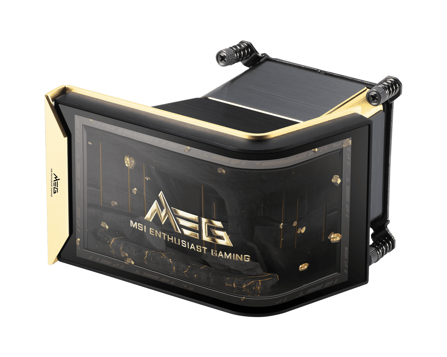 MSI MEG CORELIQUID E15 360 360mm AIO Liquid CPU Cooler, 6.67 Inch 2K AMOLED Display, ARGB, LGA 1700/1851, AM4/AM5, Gray