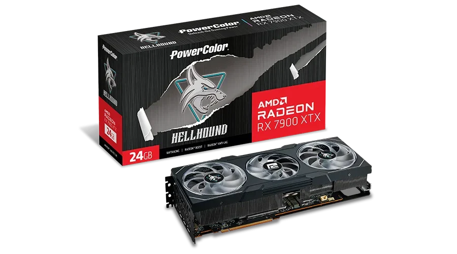 Hellhound AMD Radeon RX 7900 XTX 24GB GDDR6 Graphic Card