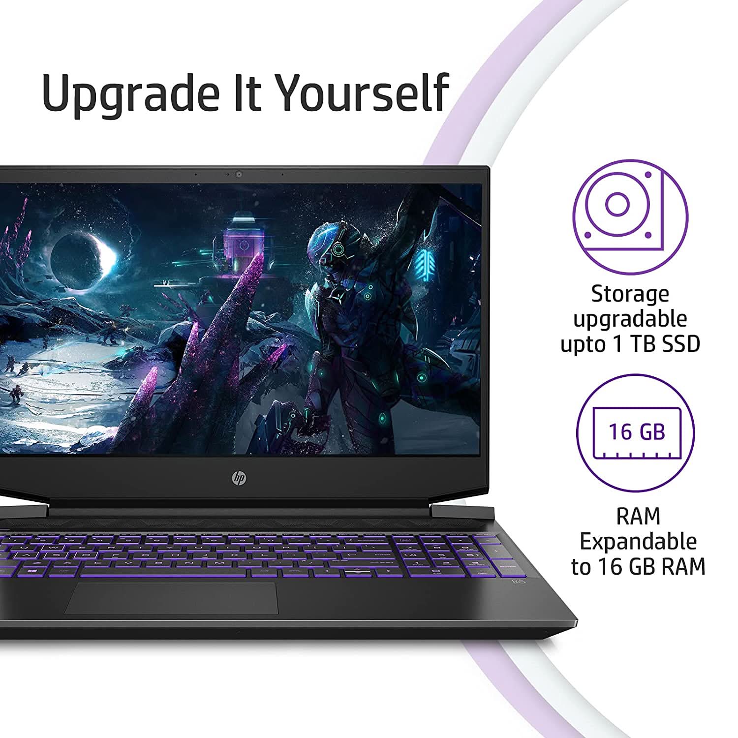 HP PAVILION GAMING RYZEN CM) FHD GAMING LAPTOP - Main Image