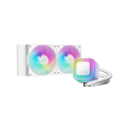 DEEPCOOL LIQUID COOLER LE240 V2 ARGB WHITE
