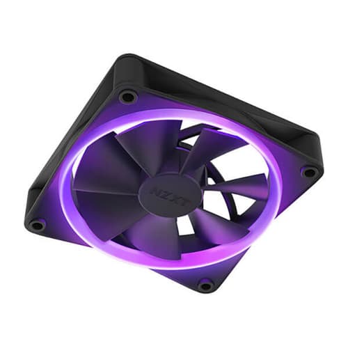 NZXT F120RGB DUO - 120MM DUAL-SIDED RGB FAN - TRIPLE PACK (BLACK) W/RGB CONTROLLER- RF-D12TF-B1
