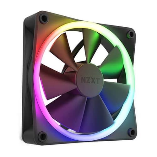 NZXT F120RGB DUO - 120MM DUAL-SIDED RGB FAN - TRIPLE PACK (BLACK) W/RGB CONTROLLER- RF-D12TF-B1