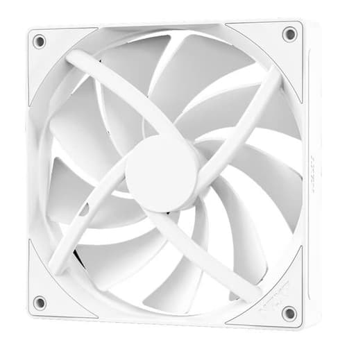 NZXT 140MM QUIET AIRFLOW FANS - SINGLE PACK (WHITE) - RF-Q14SF-W2