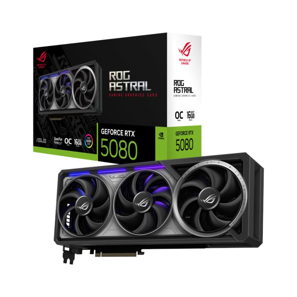 Asus ROG Astral GeForce RTX 5080 OC Edition 16GB GDDR7