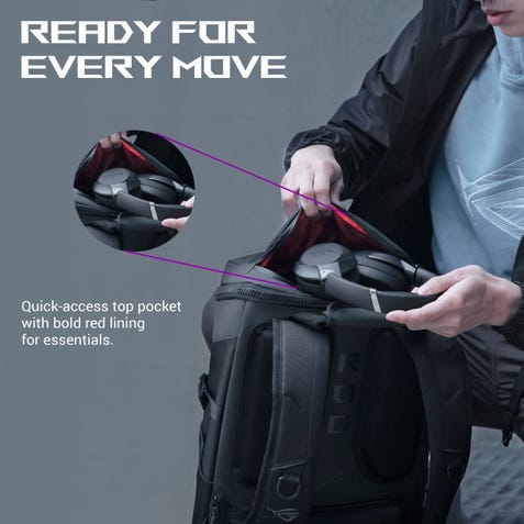 ASUS ROG Ranger Gaming Backpack BP2701 Cybertext Edition