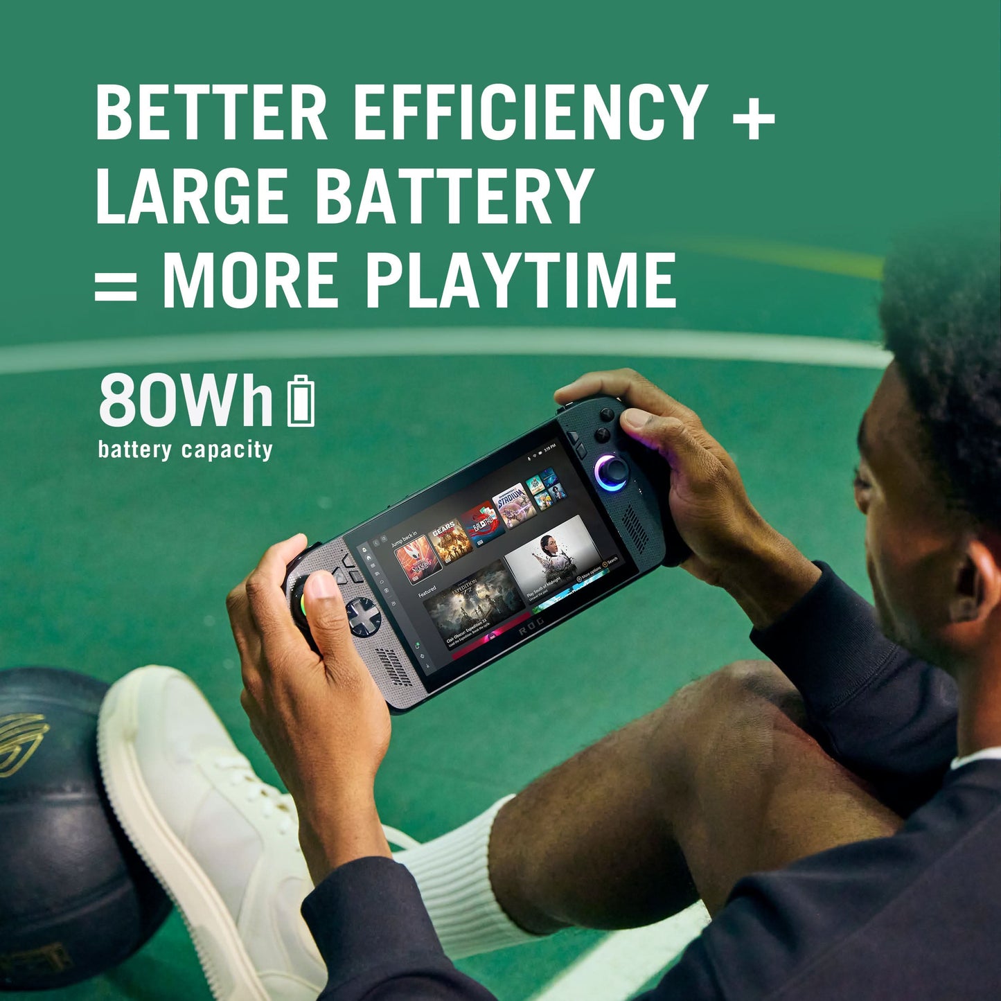 ASUS ROG Xbox Ally X, AMD Ryzen AI Z2 Extreme, 24GB LPDDR5X Dual Channel Memory, 1TB SSD, AMD Radeon Graphics, 7 Inch FHD, Win 11 Home, Black, RC73XA-NH016W