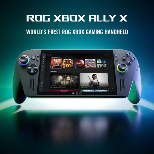 ASUS ROG Xbox Ally X, AMD Ryzen AI Z2 Extreme, 24GB LPDDR5X Dual Channel Memory, 1TB SSD, AMD Radeon Graphics, 7 Inch FHD, Win 11 Home, Black, RC73XA-NH016W