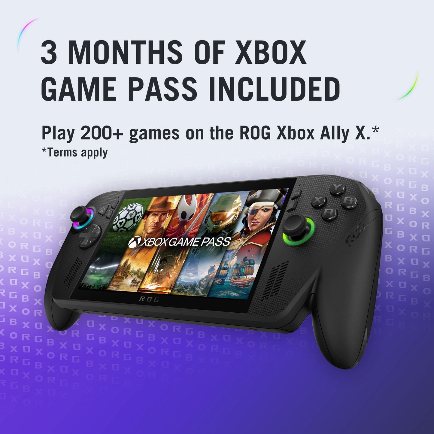 ASUS ROG Xbox Ally X, AMD Ryzen AI Z2 Extreme, 24GB LPDDR5X Dual Channel Memory, 1TB SSD, AMD Radeon Graphics, 7 Inch FHD, Win 11 Home, Black, RC73XA-NH016W