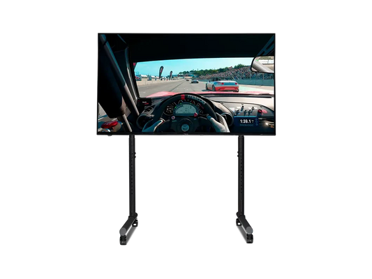 NLR Round Tube Freestanding Single Monitor Stand