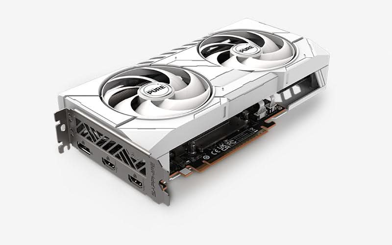 SAPPHIRE PURE RADEON RX 9060 XT 16GB GDDR6 GRAPHICS CARD