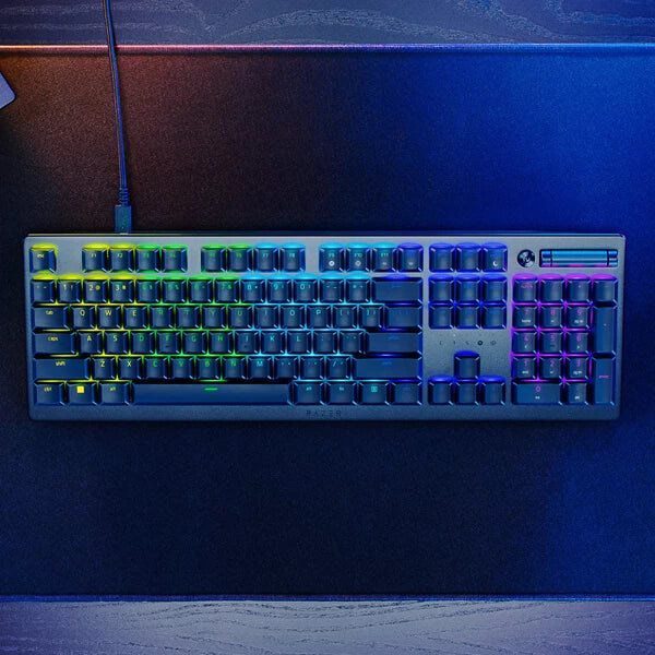 RAZERDEATHSTALKER V2 - LOW PROFILE OPTICAL GAMING KEYBOARD (CLICKY PURPLE SWITCH) - US LAYOUT - FRML