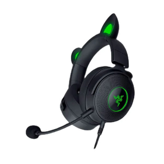 RAZER KRAKEN KITTY V2 PRO - WIRED RGB HEADSET WITH INTERCHANGEABLE EARS - BLACK- RZ04-04510100-R3M1