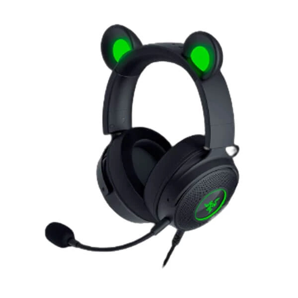 RAZER KRAKEN KITTY V2 PRO - WIRED RGB HEADSET WITH INTERCHANGEABLE EARS - BLACK- RZ04-04510100-R3M1