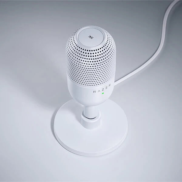 RAZER SEIREN V3 MINI - ULTRA-COMPACT USB MICROPHONE -WHITE EDITION