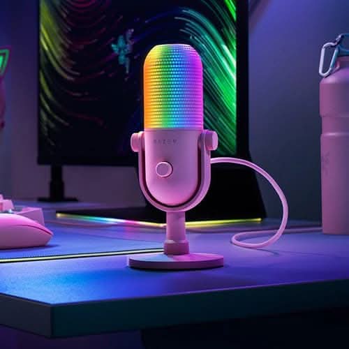 RAZER SEIREN V3 CHROMA - RGB USB MIC - QUARTZ EDITION RZ19-05060300-R3M1