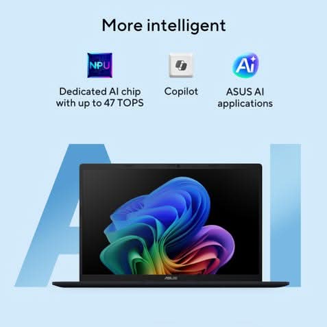 ASUS Vivobook S14, AI Powered Laptop, Intel Core Ultra 5 325 Series 3, 16GB, 512GB, Intel Graphics, 35.56 cm, 14 Inch OLED FHD Plus, Windows 11 Home, Office Home 2024 and M365 Basic, 1 Year Validity, S3407AA-SF058WS