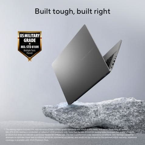 ASUS Vivobook S14, AI Powered Light Weight Laptop, Intel Core Ultra 7 255H 16GB, 512GB, Intel Graphics, 35.56 cms, 14 Inch WUXGA, Windows 11 Home, Office Home 2024 and M365 Basic, 1 Year Validity S3407CA-LY083WS