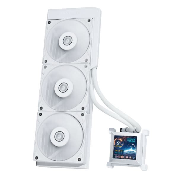 Lian Li HydroShift LCD 360R ARGB CPU Liquid Cooler (White)