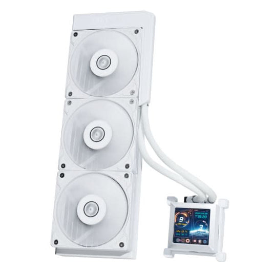 Lian Li Hydroshift LCD 360TL Liquid CPU Cooler - White