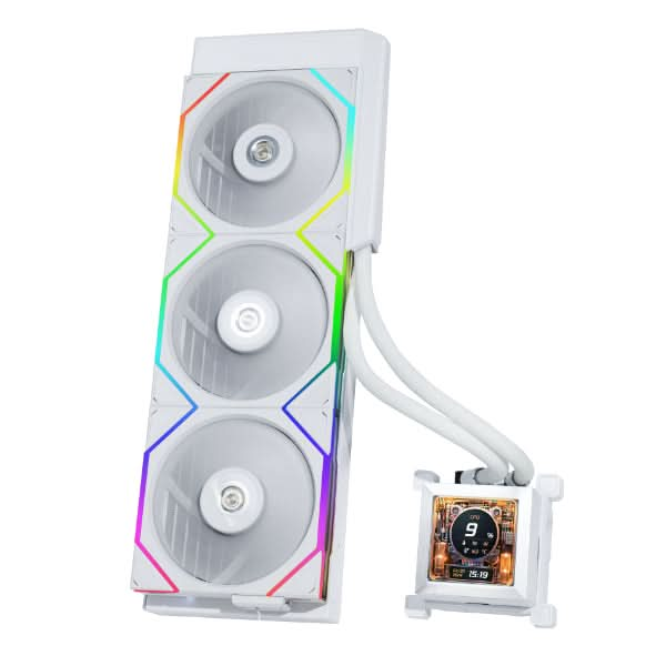 Lian Li HydroShift LCD 360R ARGB CPU Liquid Cooler (White)