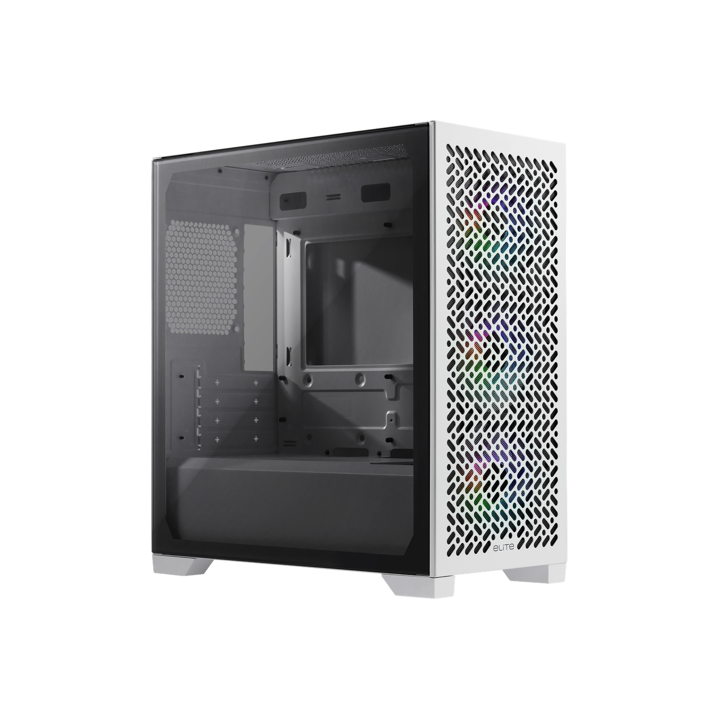 Cooler Master Elite 302 White ARGB M-ATX Mini Tower Case