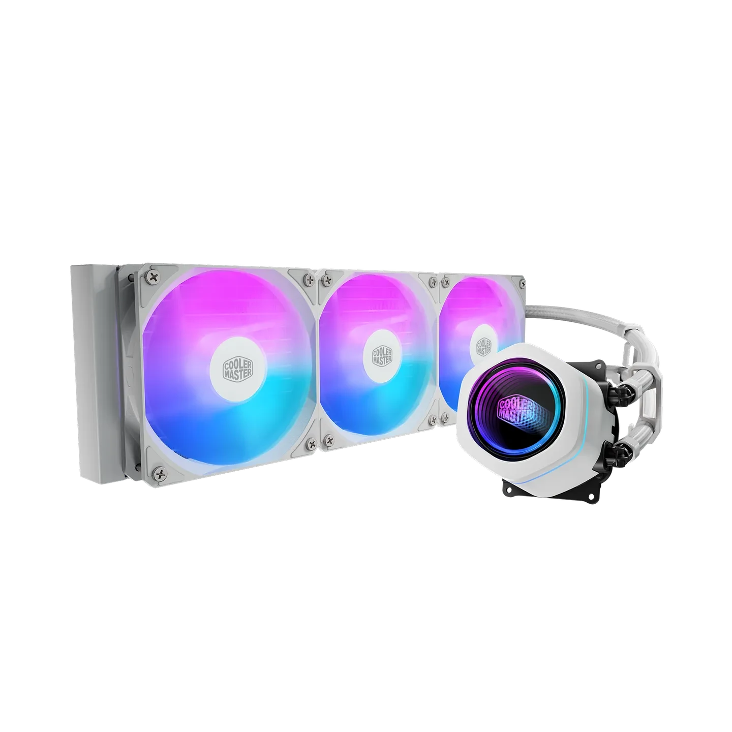 Cooler Master MasterLiquid Core NEX 240 ARGB CPU Liquid Cooler White