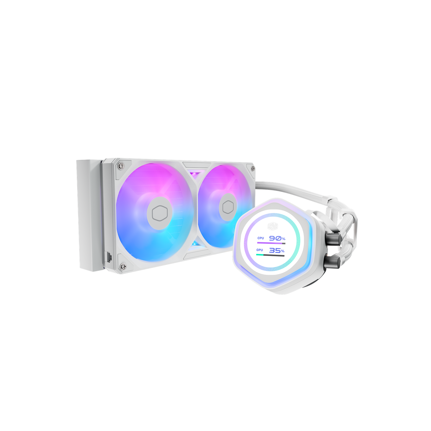 Cooler Master MasterLiquid ML360 Atmos II LCD ARGB WHITE FAN