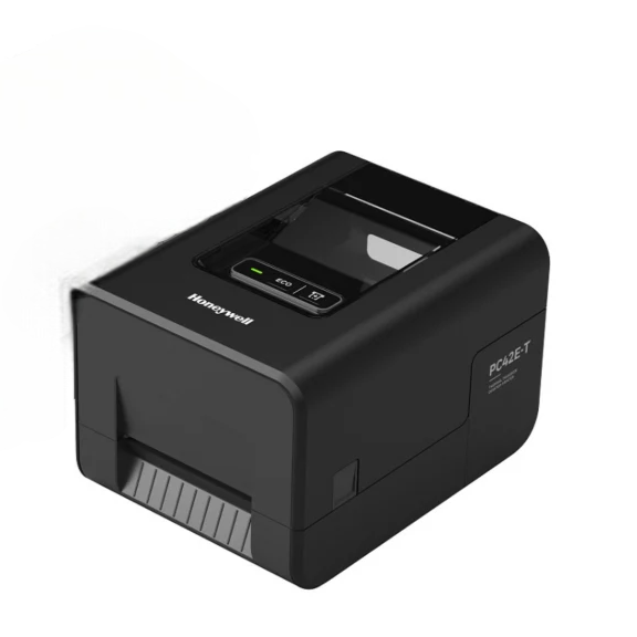 Honeywell PC42E-T Desktop Thermal Transfer Barcode Printer, 203/300 DPI, Up to 6 IPS, USB, Ethernet, Black