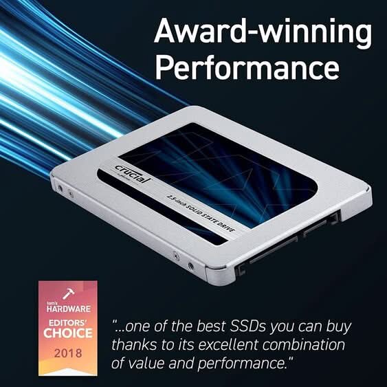 CRUCIAL MX500 1TB SATA SSD